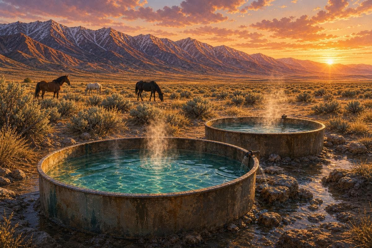 Spencer Hot Springs, Austin, Nevada