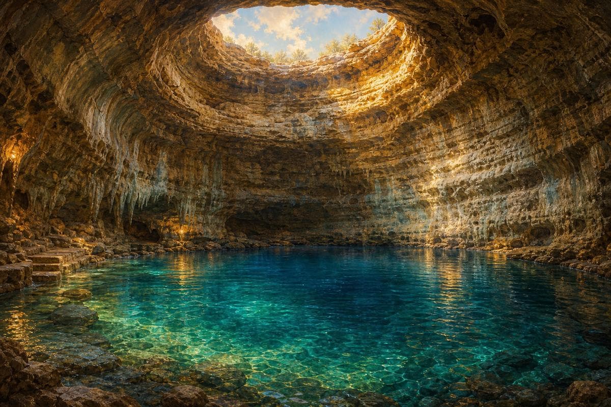 Homestead Crater, Midway, Utah