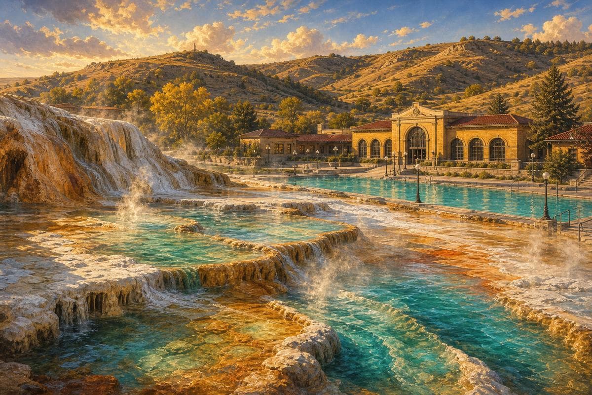 Hot Springs State Park, Thermopolis, Wyoming