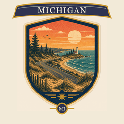 Michigan state badge