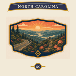 North Carolina state badge