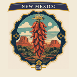 New Mexico state badge