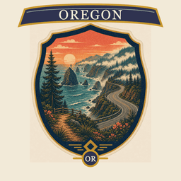 Oregon state badge