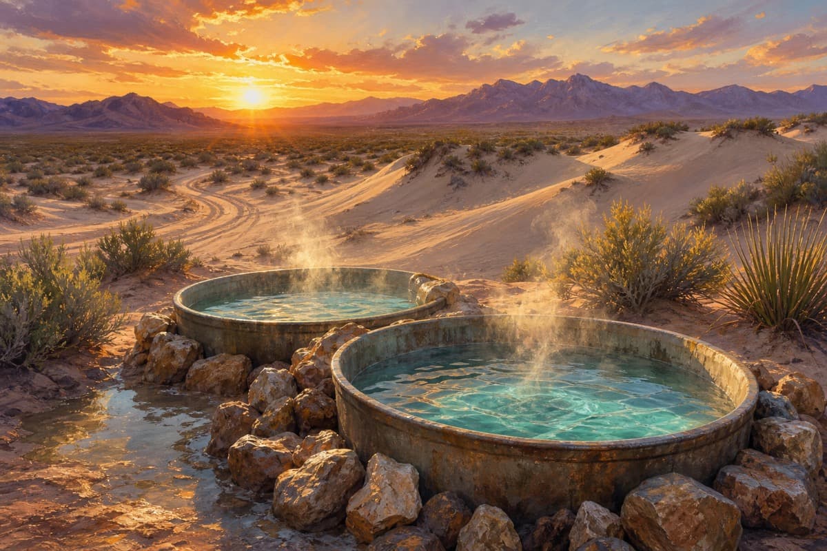 Hot Well Dunes — Arizona hot spring