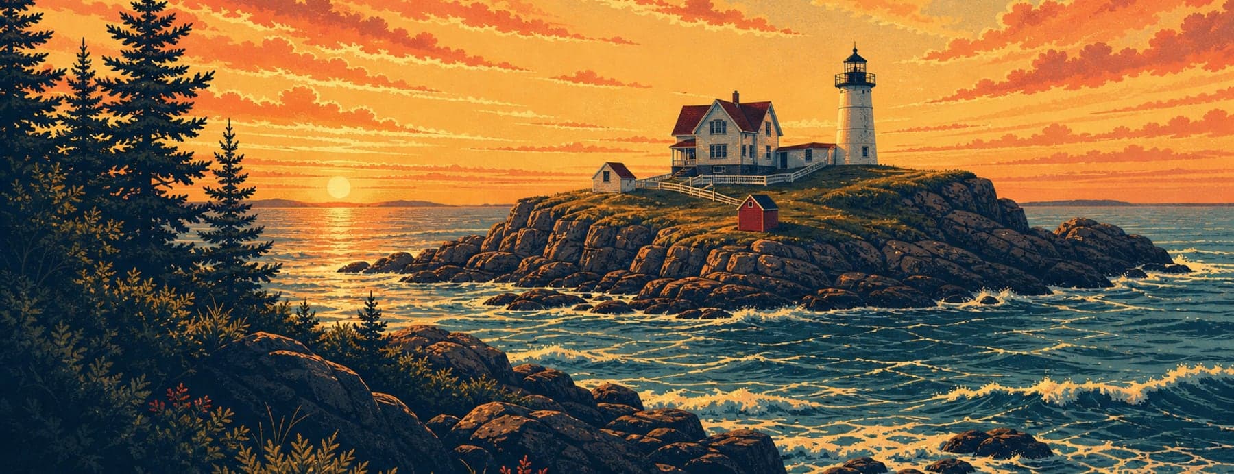 Cape Neddick “Nubble” Light, York, Maine