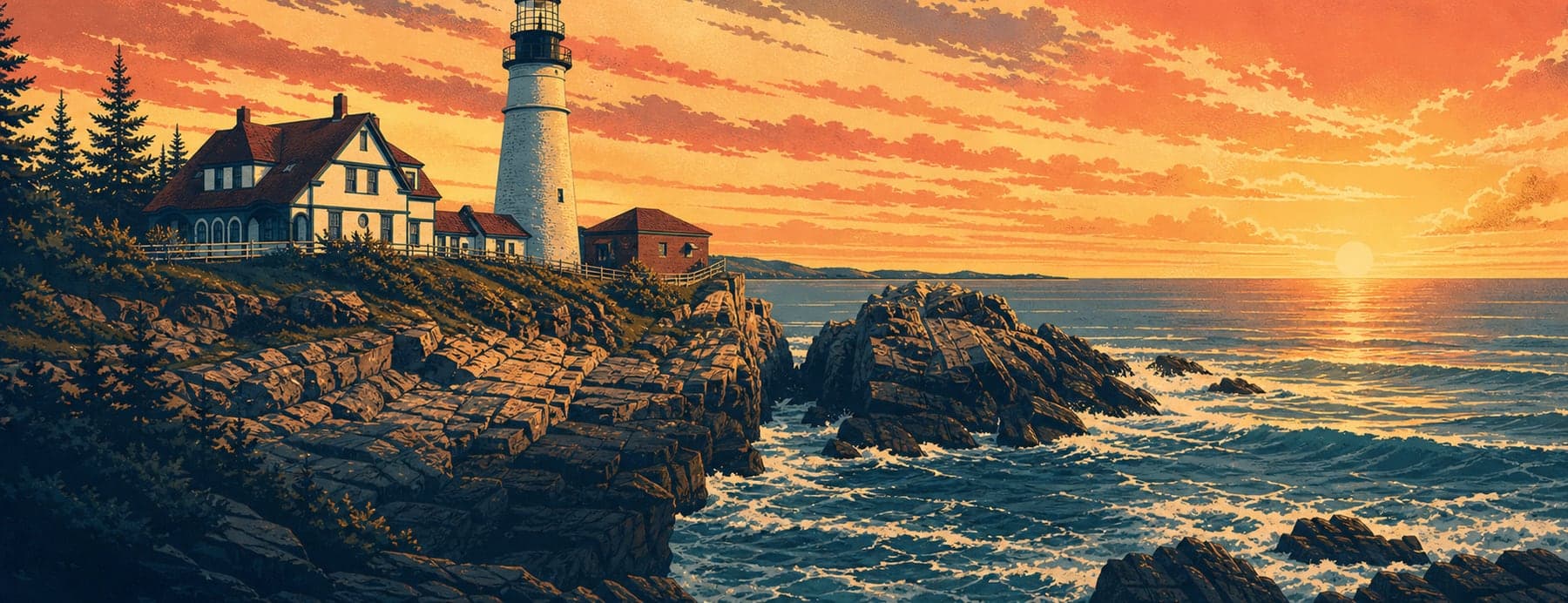 Portland Head Light, Cape Elizabeth, Maine