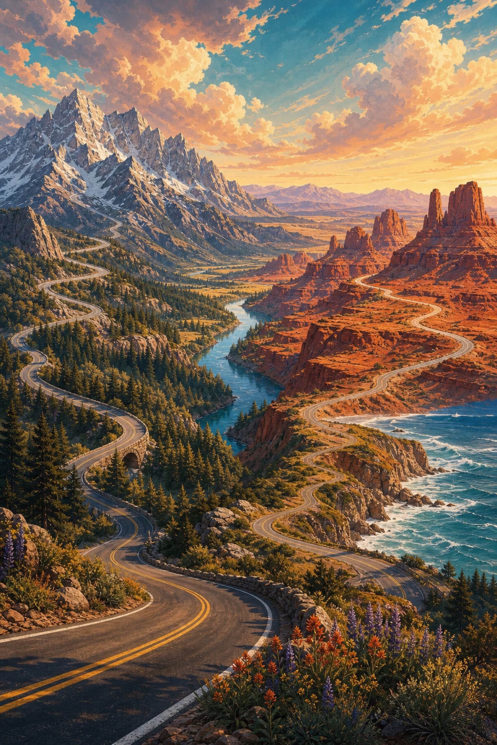 Scenic Routes Collection poster base