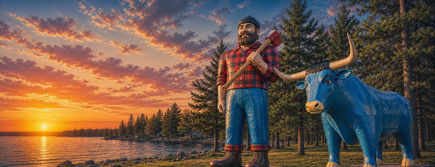 Paul Bunyan & Babe, Minnesota