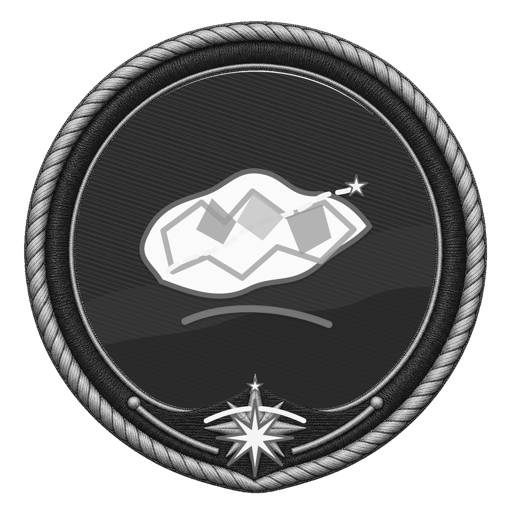 Locked Border Crosser continental patch badge